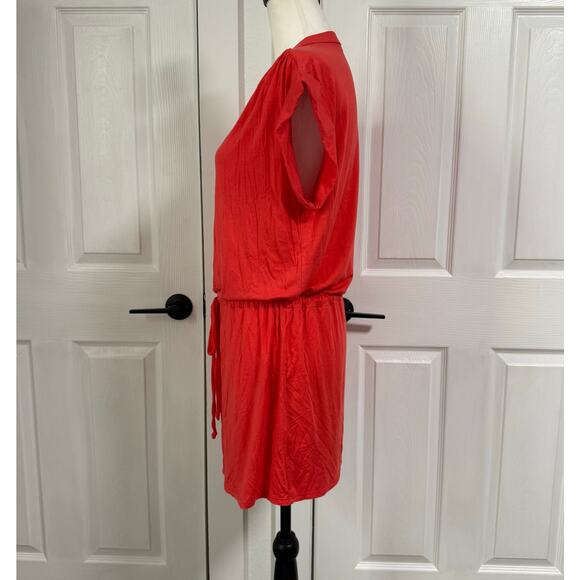Michael Stars New Amelia Women's Red Shirt Dress Size Medium - Picture 3 of 15